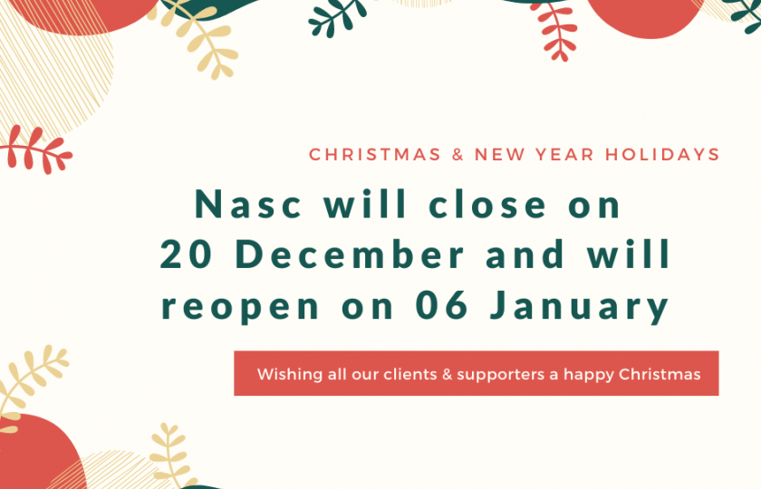 Nasc closing time annoucement 