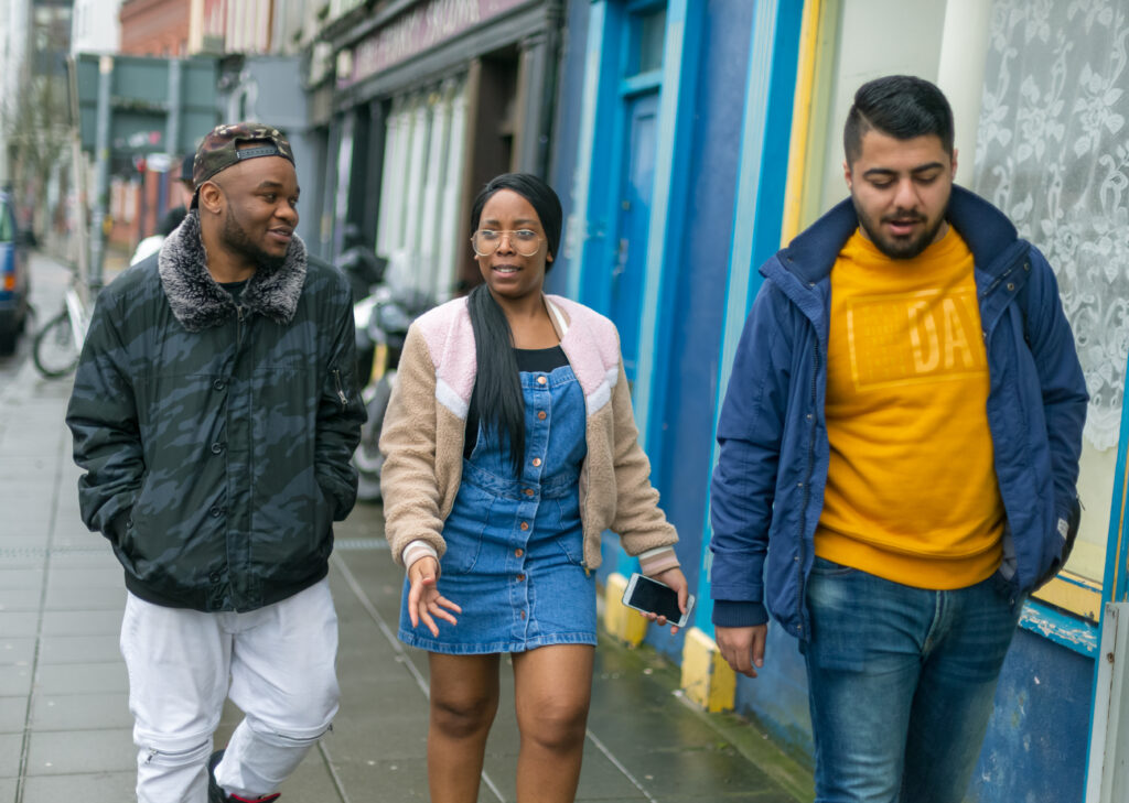 3 young migrants in ireland