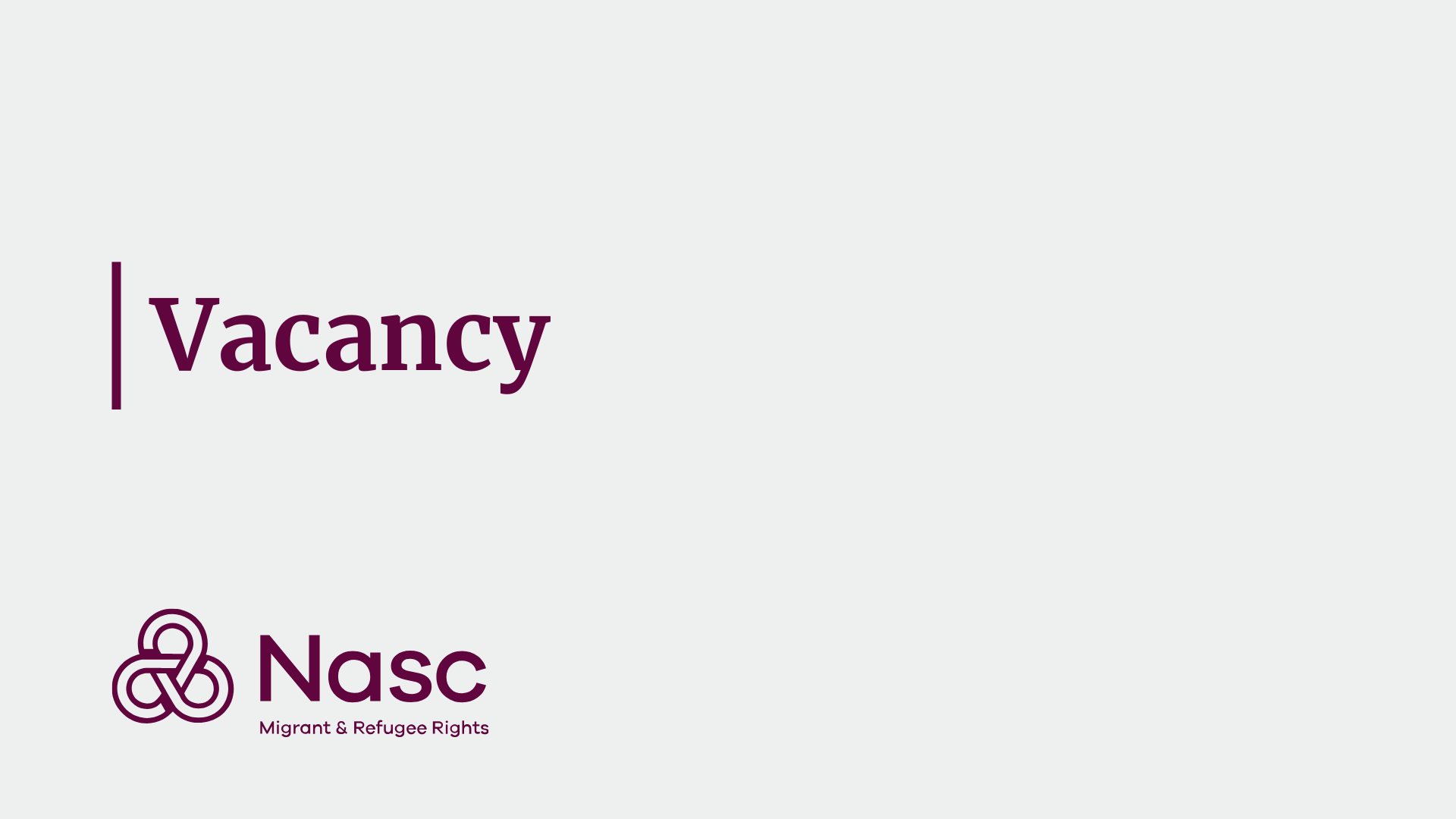 hiring at Nasc